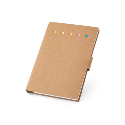 COOPER II. Coloured sticky notepad with 6 sets